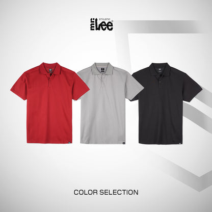 Stylistic Mr. Lee Men's Basic Collared Shirt Comfort Fit 183256 (Light Gray)