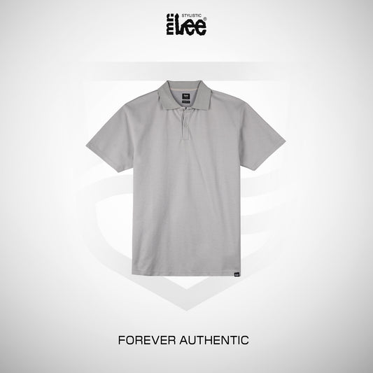 Stylistic Mr. Lee Men's Basic Collared Shirt Comfort Fit 183256 (Light Gray)