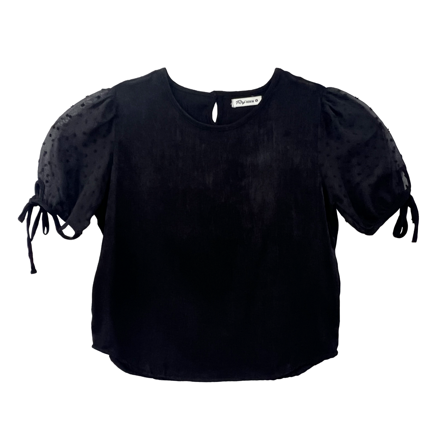 RRJ Ladies Basic Woven Shirt Regular Fitting 173630-U (Black)