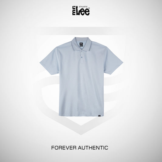 Stylistic Mr. Lee Men's Basic Collared Shirt Comfort Fit 183240 (Light Blue)