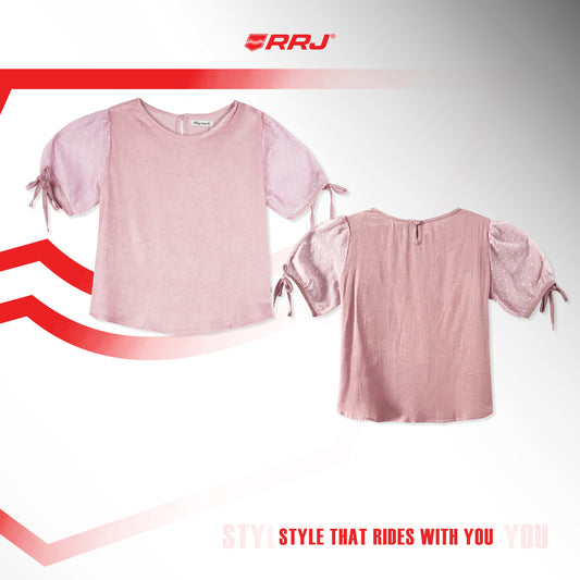 RRJ Ladies Basic Woven Shirt Regular Fitting 173630-U (Pink)