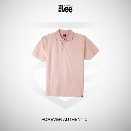 Stylistic Mr. Lee Men's Basic Collared Shirt Comfort Fit 183240 (Pink)