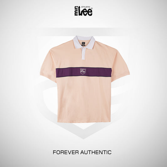 Stylistic Mr. Lee Men's Basic Collared Shirt Oversized Fitting 169486 (Blush Pink)