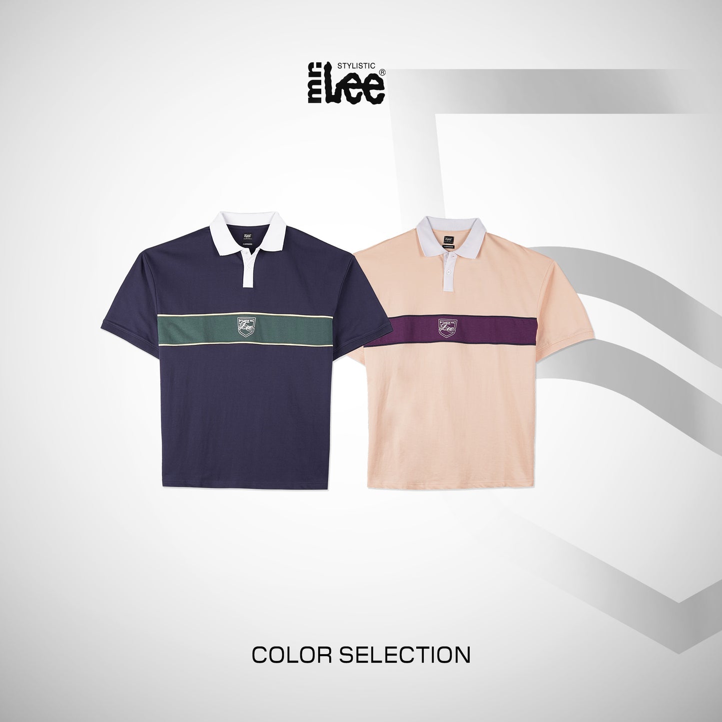 Stylistic Mr. Lee Men's Basic Collared Shirt Oversized Fitting 169486 (Blush Pink)
