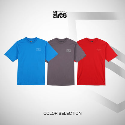 Stylistic Mr. Lee Men's Basic Tees Oversized Fitting 170214 (Dark Gray)