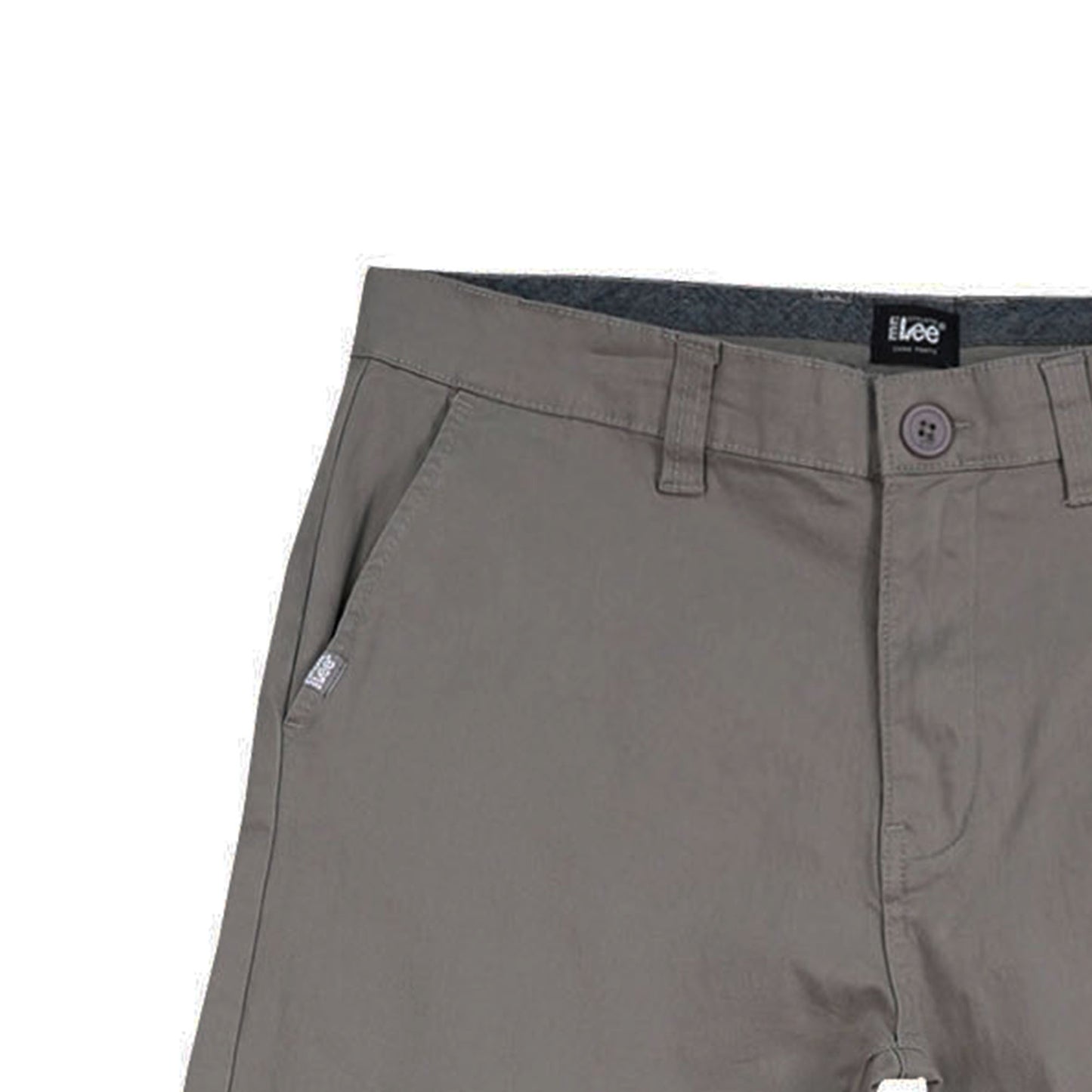 Stylistic Mr. Lee Men's Basic Non-Denim Chino Pants Mid Waist 181247 (Gray)