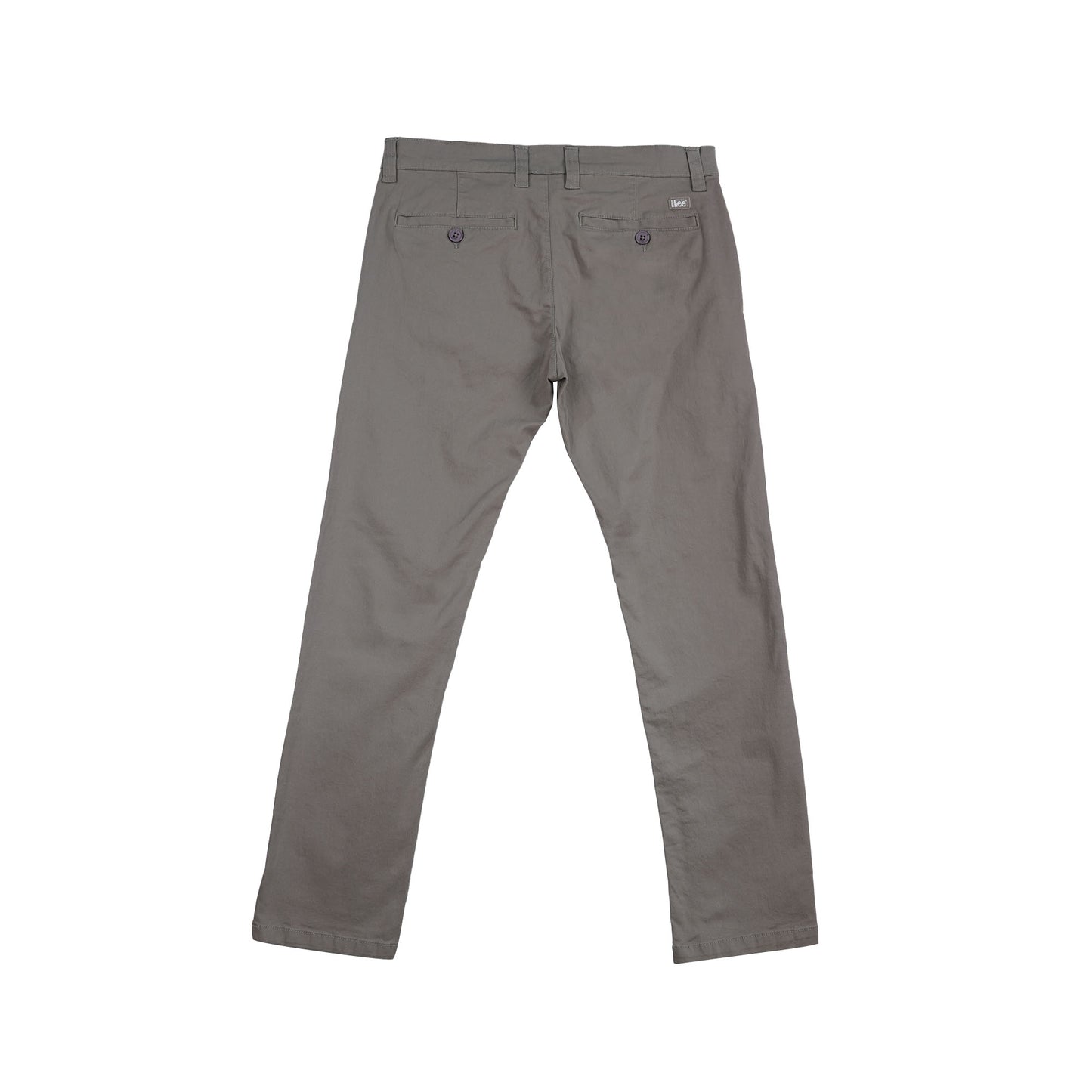 Stylistic Mr. Lee Men's Basic Non-Denim Chino Pants Mid Waist 181247 (Gray)