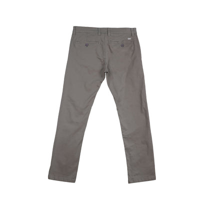 Stylistic Mr. Lee Men's Basic Non-Denim Chino Pants Mid Waist 181247 (Gray)