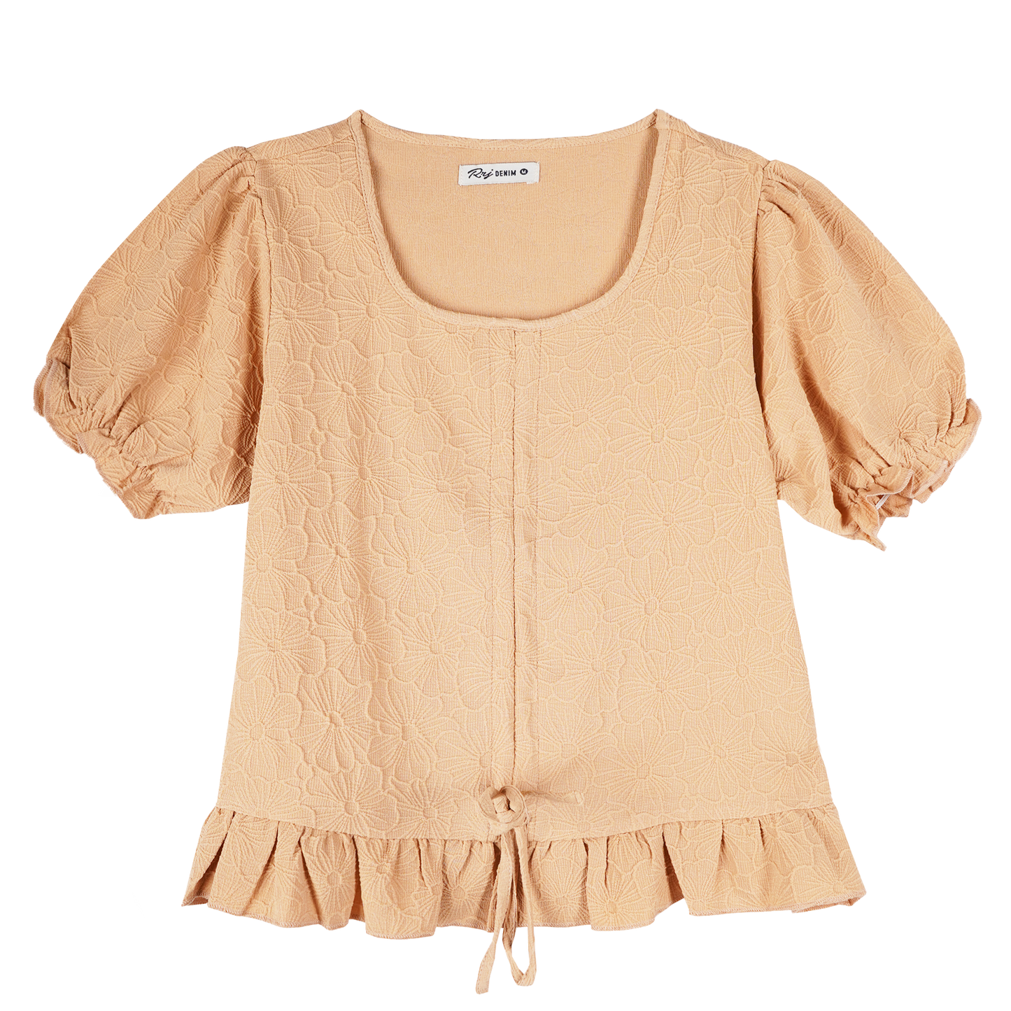 RRJ Ladies Basic Tees Boxy Fitting 163816-U (Beige)