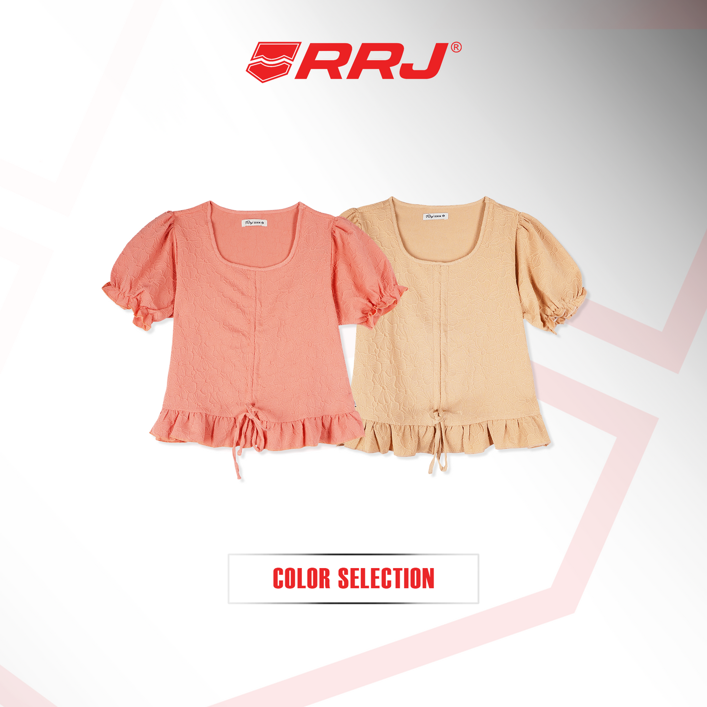 RRJ Ladies Basic Tees Boxy Fitting 163816-U (Pink)