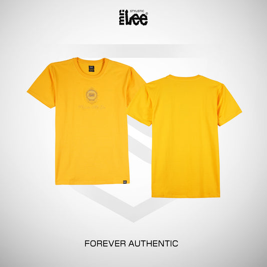 Stylistic Mr. Lee Men's Basic Tees Semi Body Fit 170203 (Artisan Gold)