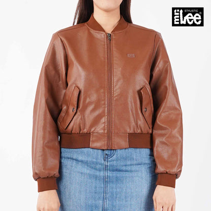 Stylistic Mr. Lee Ladies Basic Jacket Crop Fit 169478 (Brown)