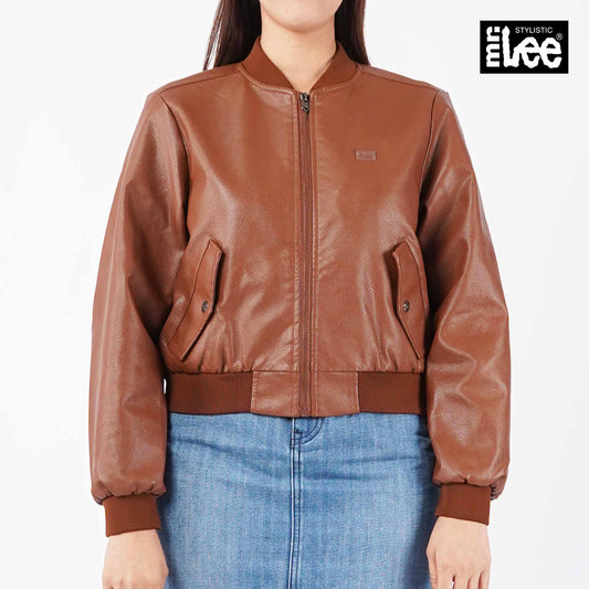 Stylistic Mr. Lee Ladies Basic Jacket Crop Fit 169478 (Brown)