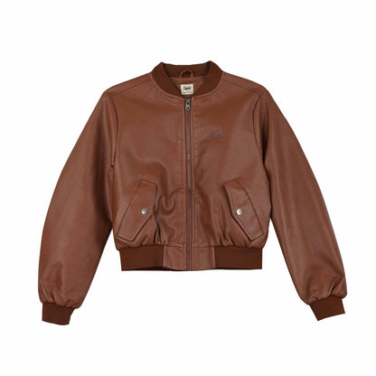 Stylistic Mr. Lee Ladies Basic Jacket Crop Fit 169478 (Brown)