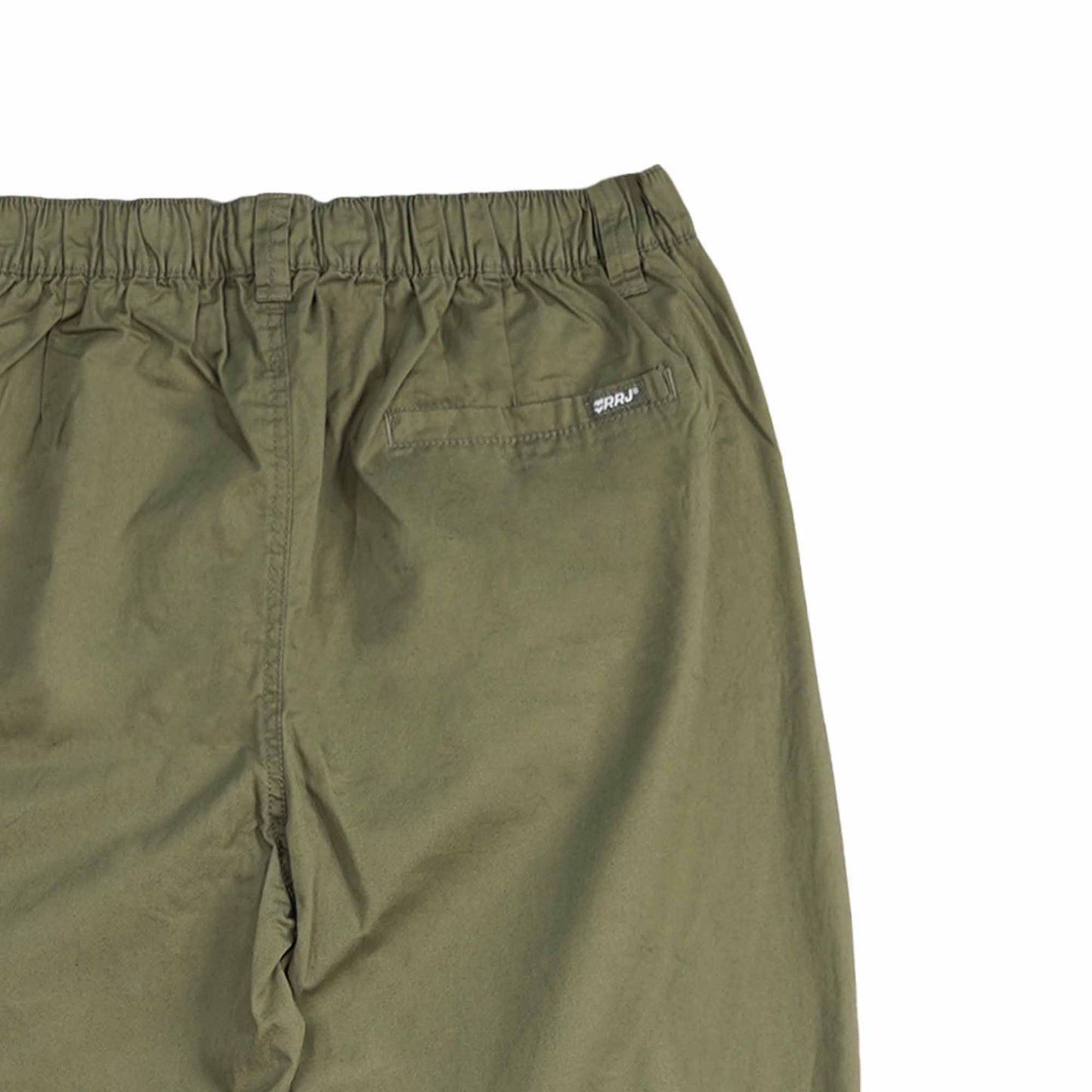 RRJ Ladies Basic Non-Denim Trouser Mid-Rise 172102-U (Deep Green)