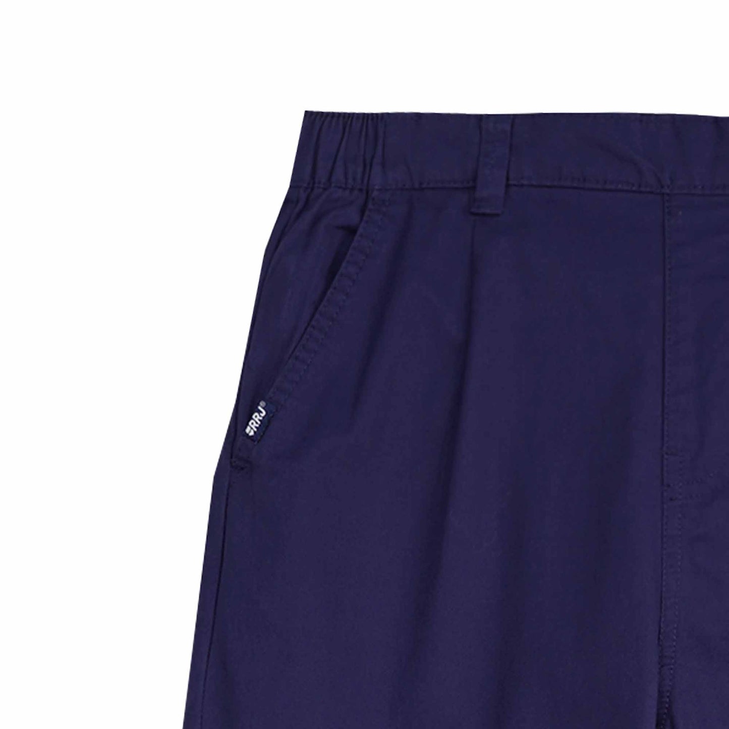 RRJ Ladies Basic Non-Denim Trouser Mid-Rise 172102-U (Navy)