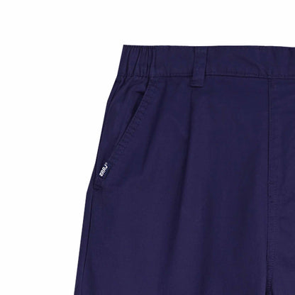 RRJ Ladies Basic Non-Denim Trouser Mid-Rise 172102-U (Navy)