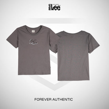 Stylistic Mr. Lee Ladies Basic Tees Boxy Fit 179288-U (Gray)