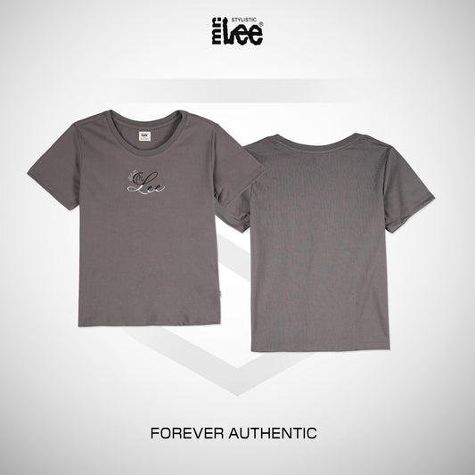 Stylistic Mr. Lee Ladies Basic Tees Boxy Fit 179288-U (Gray)
