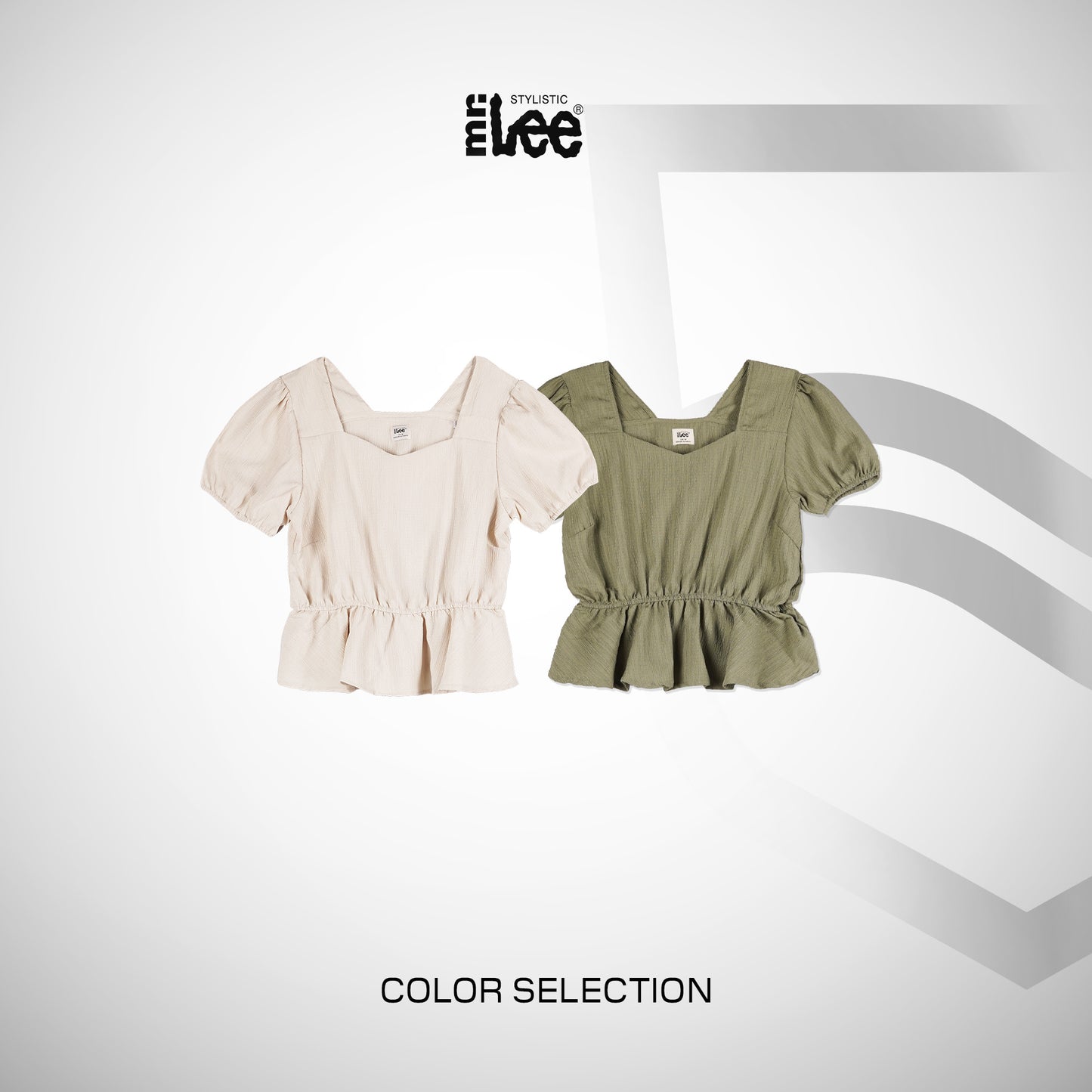 Stylistic Mr. Lee Ladies Basic Woven Shirt Boxy Fit 171338-U (Beige)
