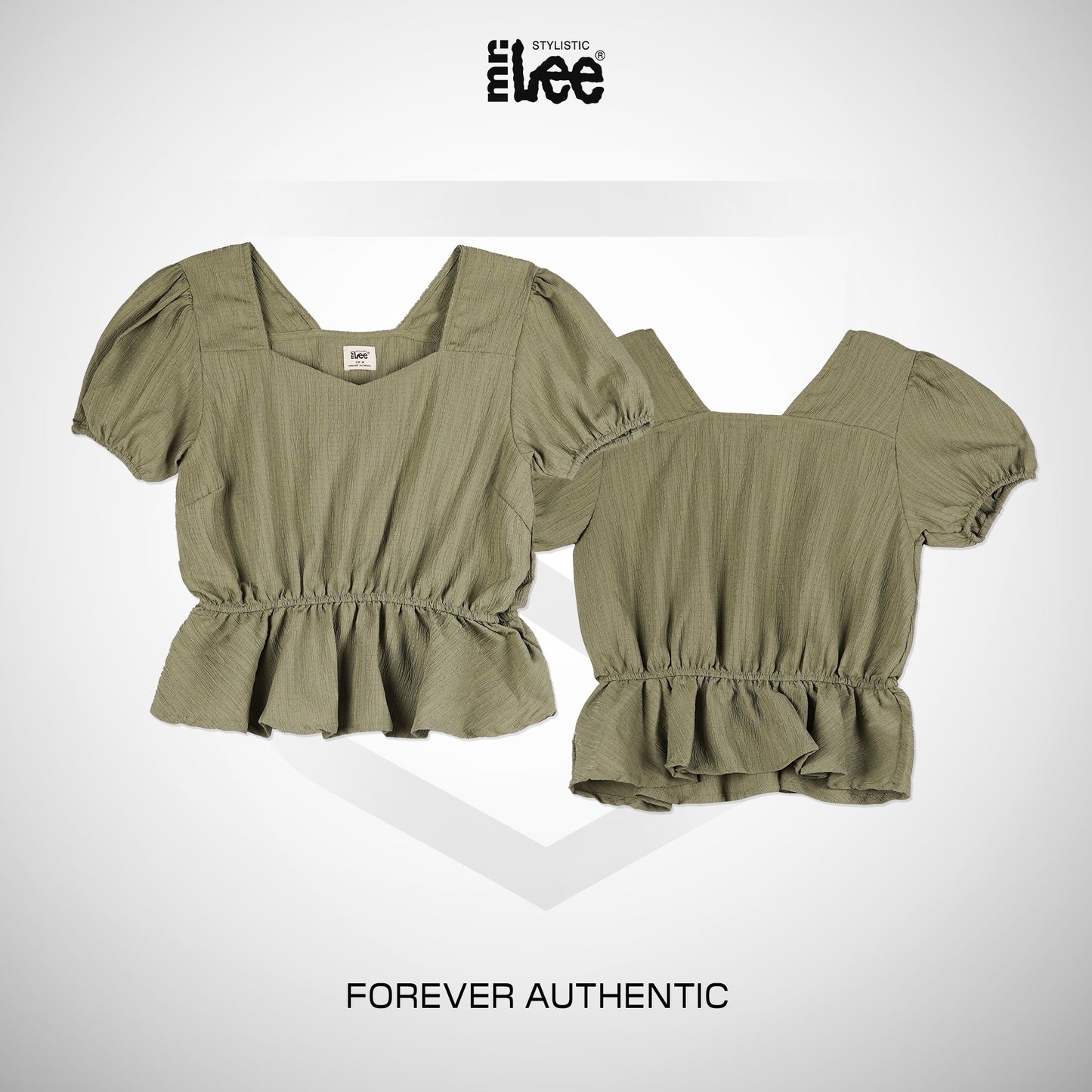 Stylistic Mr. Lee Ladies Basic Woven Shirt Boxy Fit 171338-U (Sage)