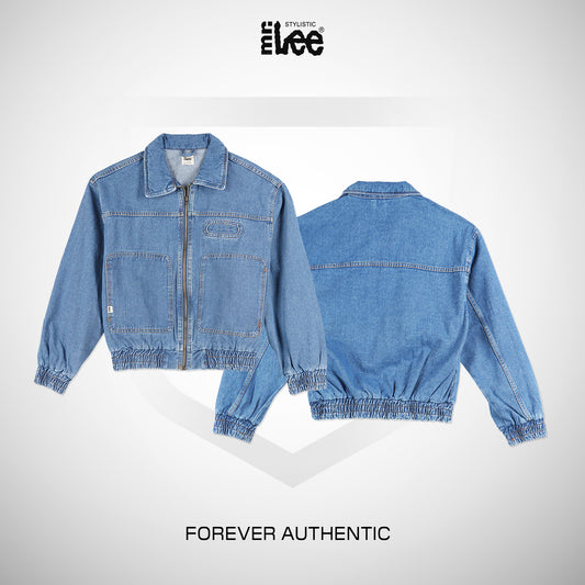 Stylistic Mr. Lee Ladies Basic Jacket Loose Fit 188108 (Light Wash)