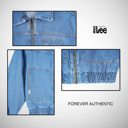 Stylistic Mr. Lee Ladies Basic Jacket Loose Fit 188108 (Light Wash)