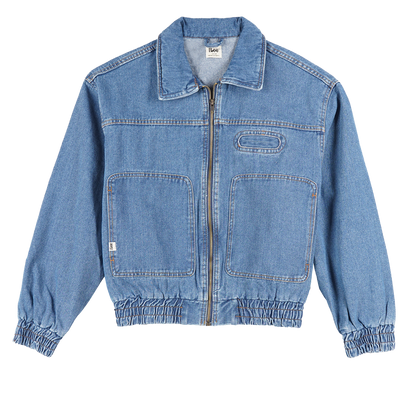 Stylistic Mr. Lee Ladies Basic Jacket Loose Fit 188108 (Light Wash)