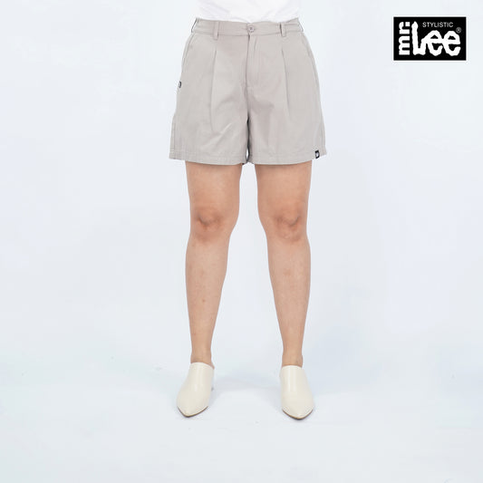 Stylistic Mr. Lee Ladies Basic Non-Denim Smart Short 181747 (Gray)