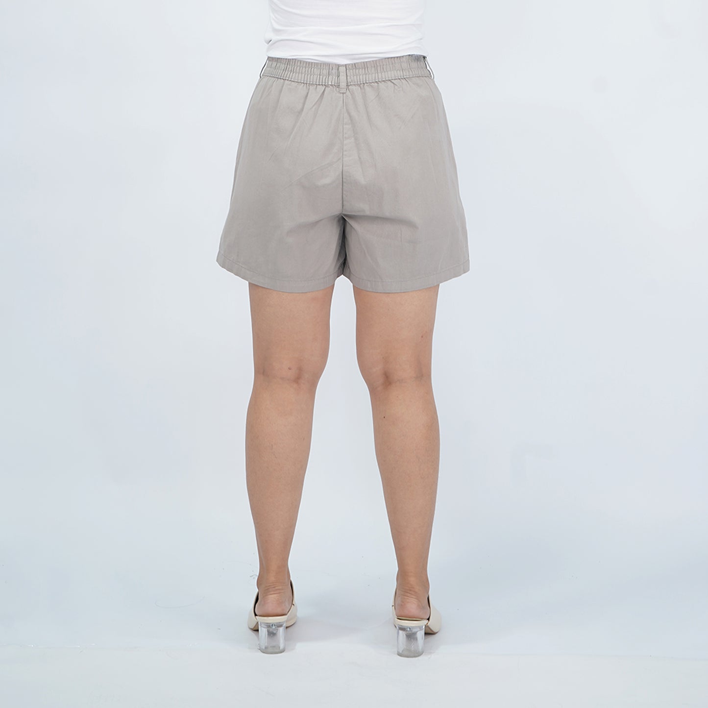 Stylistic Mr. Lee Ladies Basic Non-Denim Smart Short 181747 (Gray)