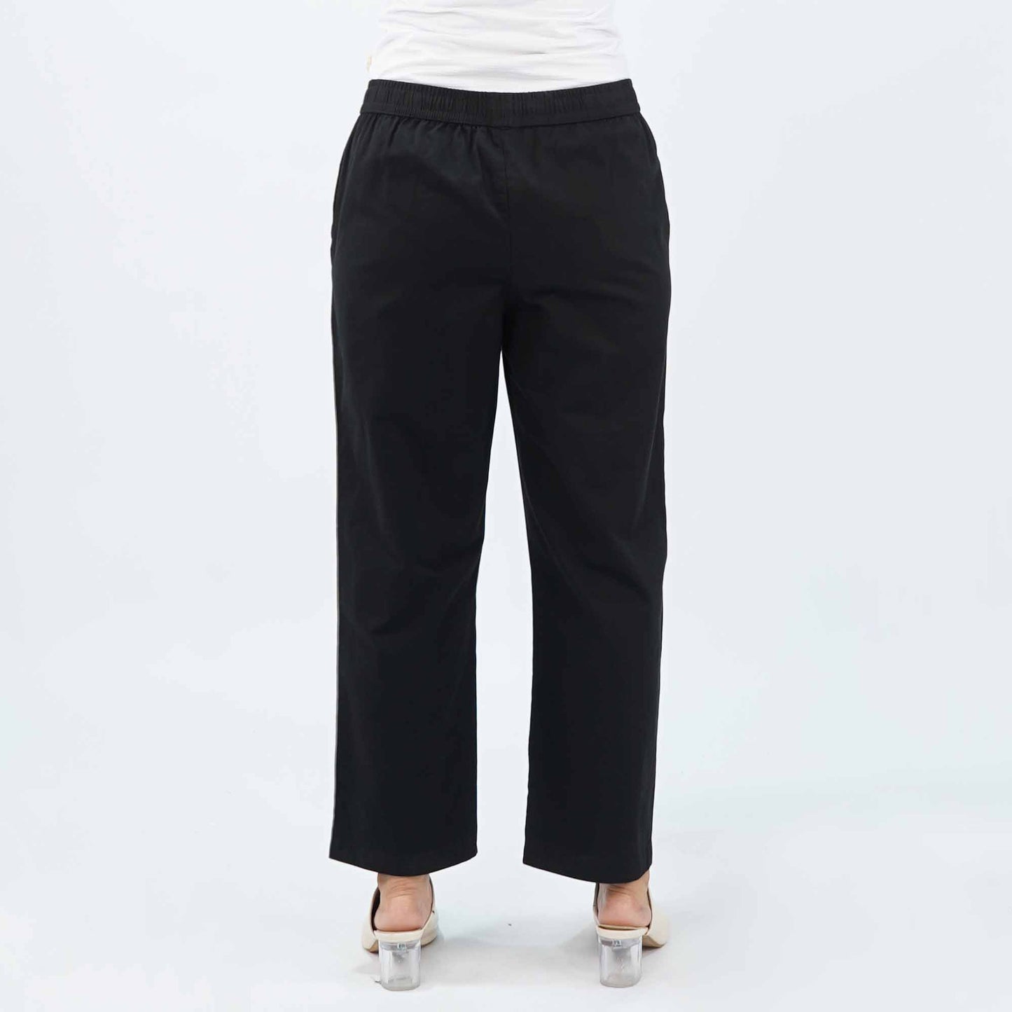 Stylistic Mr. Lee Ladies Basic Non-Denim Trouser Pants 180797-U (Black)