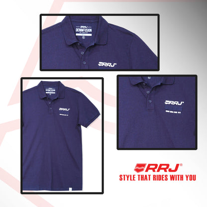 RRJ Men's Basic Collared Shirt Semibody Fitting 173021 (MediumShade)