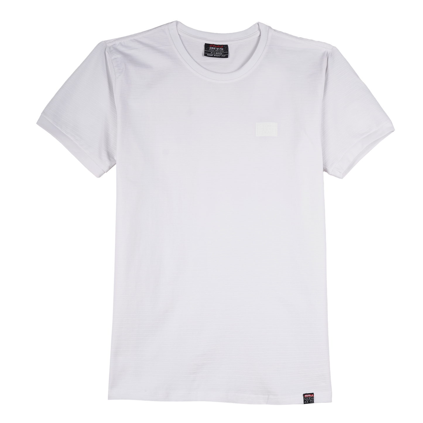 RRJ Men's Basic Tees Semibody Fitting 158333 (White)