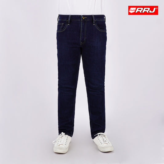 RRJ Men's Basic Denim Skinny Fitting Mid-Rise 178571-U (Dark Shade)