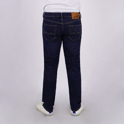 RRJ Men's Basic Denim Skinny Fitting Mid-Rise 178571-U (Dark Shade)