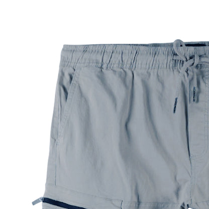RRJ Men's Basic Non-Denim Cargo Pants Mid-Rise 177235 (Light Gray)