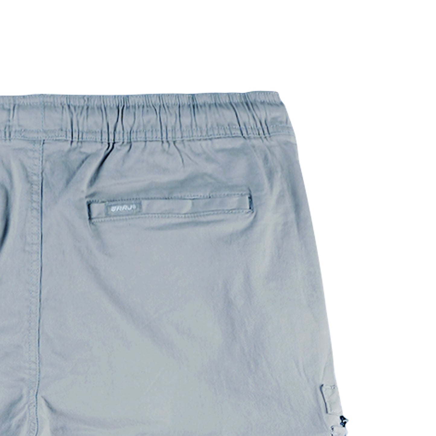 RRJ Men's Basic Non-Denim Cargo Pants Mid-Rise 177235 (Light Gray)