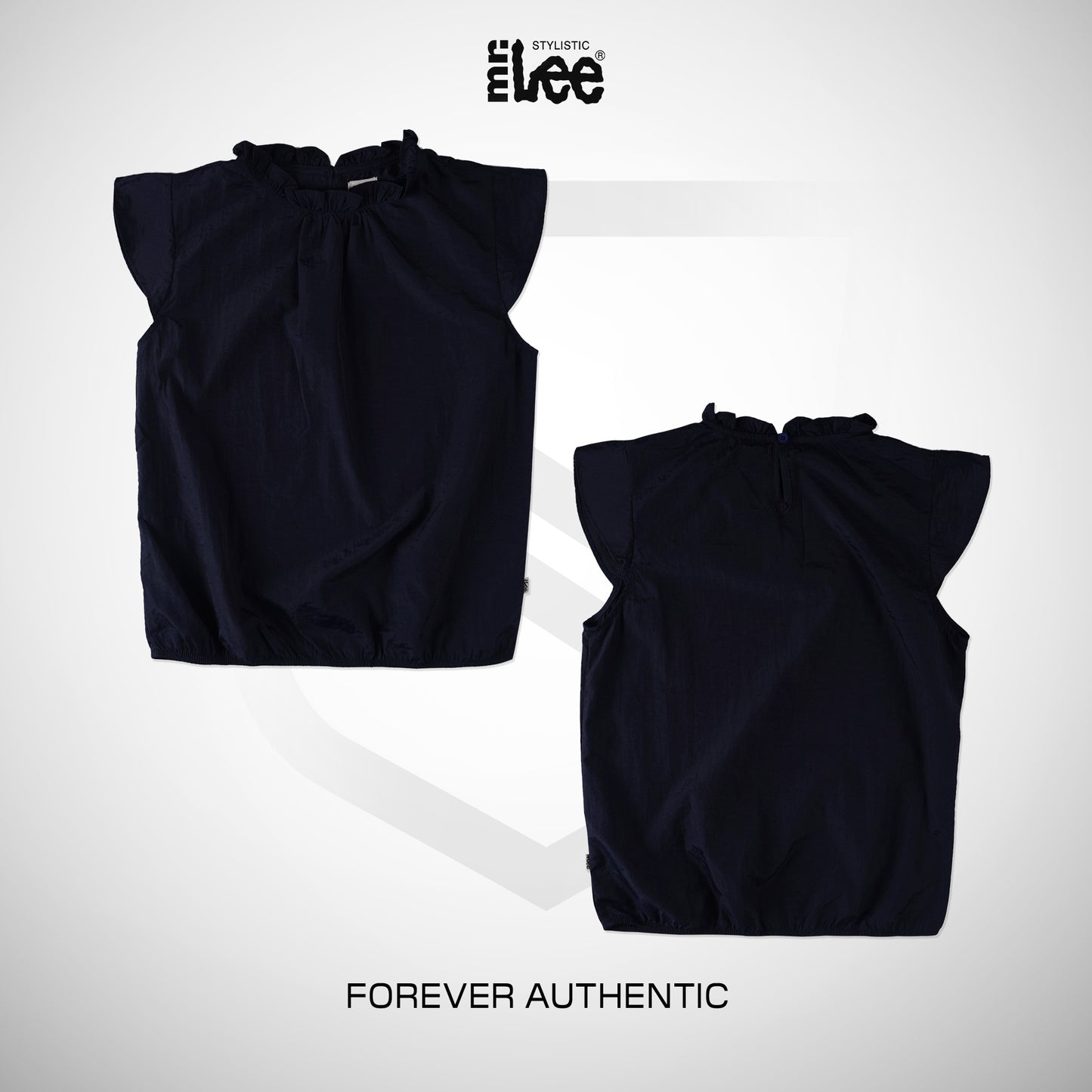 Stylistic Mr. Lee Ladies Basic Woven Shirt Relaxed Fit 173843 (Navy)