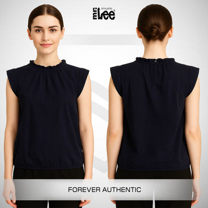 Stylistic Mr. Lee Ladies Basic Woven Shirt Relaxed Fit 173843 (Navy)