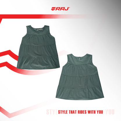 RRJ Ladies Basic Woven Regular Fitting 168718 (Green)