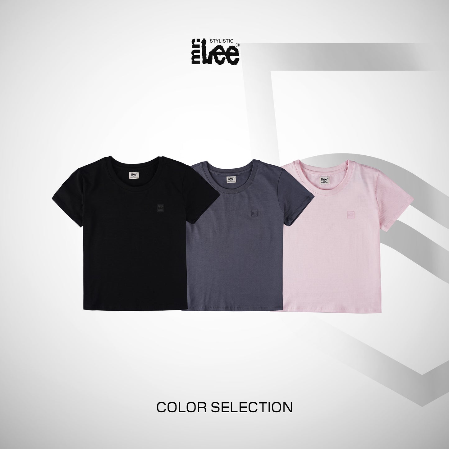 Stylistic Mr. Lee Ladies Basic Tees Regular Fit 181386 (Black)