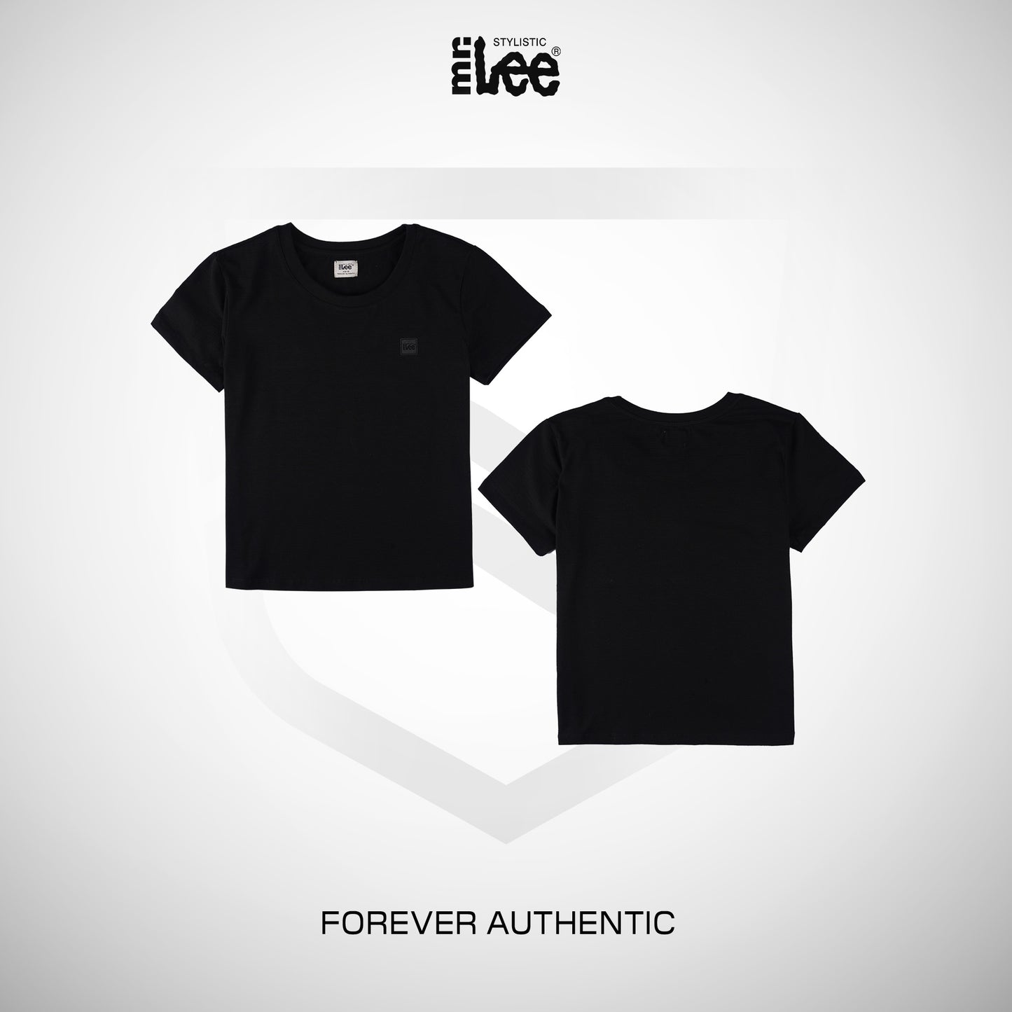 Stylistic Mr. Lee Ladies Basic Tees Regular Fit 181386 (Black)
