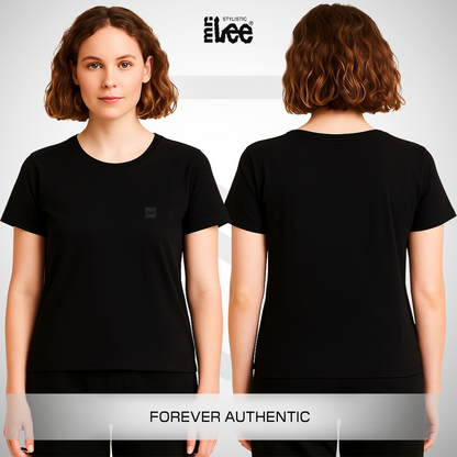 Stylistic Mr. Lee Ladies Basic Tees Regular Fit 181386 (Black)