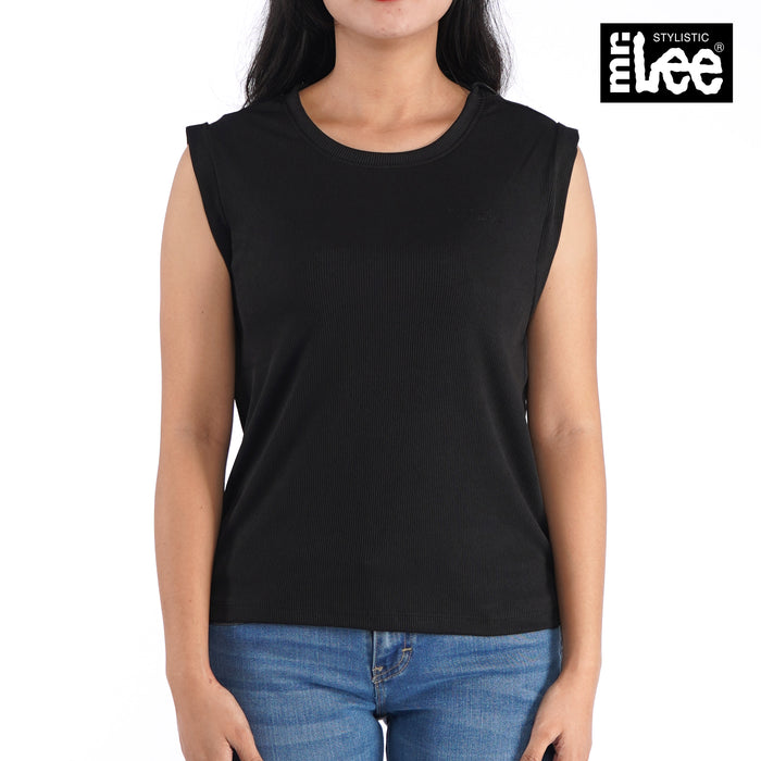 Stylistic Mr. Lee Ladies Basic Tees Regular Fit 106240-U (Black)