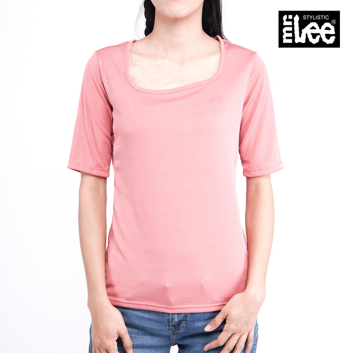 Stylistic Mr Lee Ladies Basic Tees Regular Fit 103695-U (Pink)
