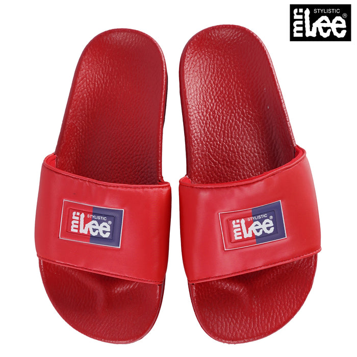 Stylistic Mr Lee Ladies Basic Footwear Slipper 93052 (Red)