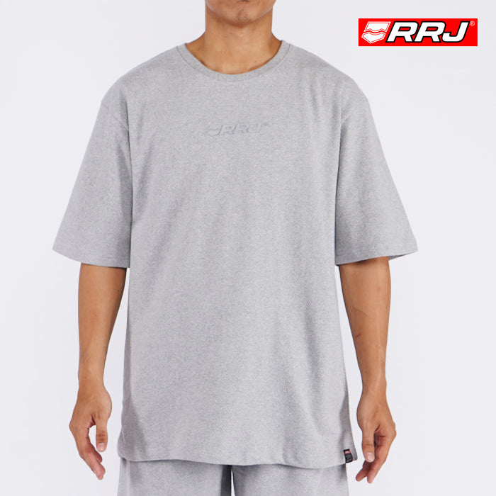 RRJ Men's Basic Tees Boxy Fit 104517 (Light Gray)
