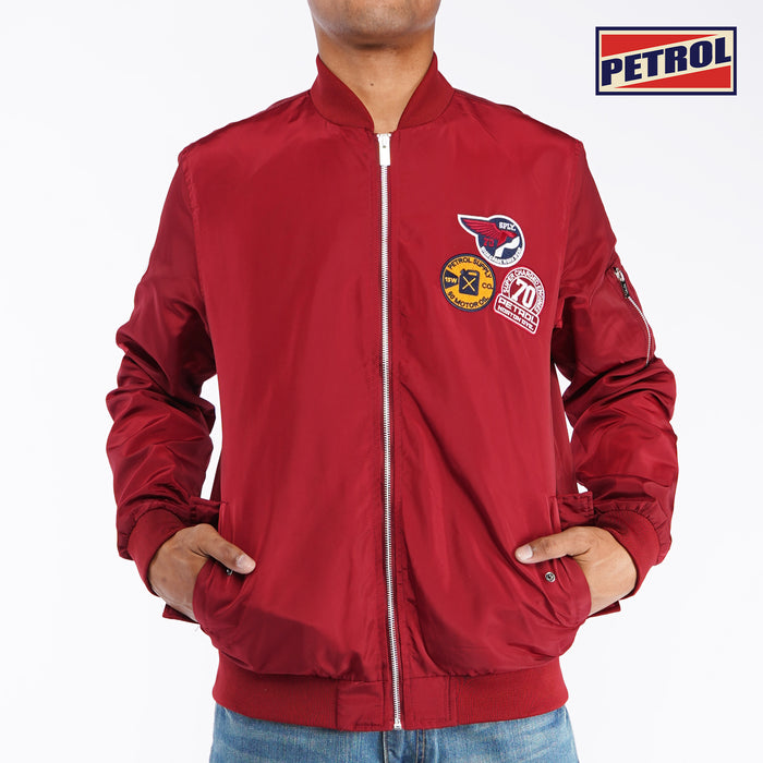 Petrol Men's Basic Jacket Regular Fit 99578 (Crimson)