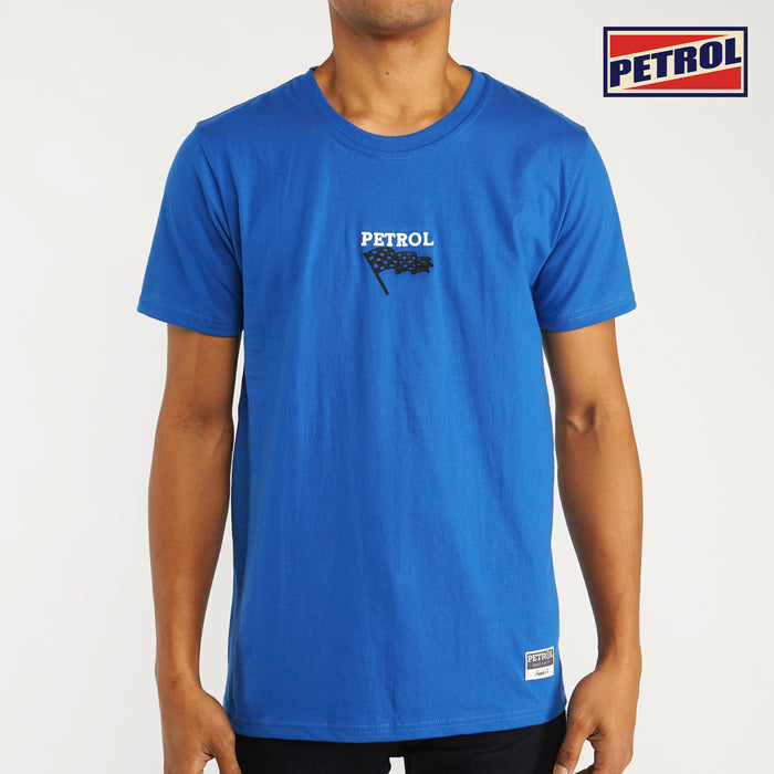 Petrol Basic Tees for Men Slim Fitting Shirt CVC Jersey Fabric Trendy fashion Casual Top True Blue T-shirt for Men 109988-U (True Blue)