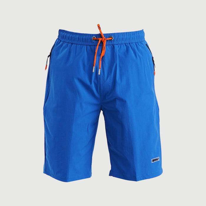 RRJ Basic Non-Denim Jogger Shorts for Men Regular Fitting Rinse Wash Fabric Casual short Navy Blue Jogger short for Men 103371 (Navy Blue)